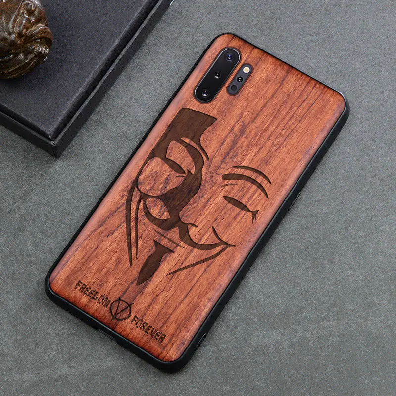 MJ Деревянный ящик для samsung Galaxy S9 S10 Plus Note 9 8 10 Plus Pro Чехол для телефона для iPhone 11 Pro Max X XR XS Max 7 6 6S 8 Plus чехол - Цвет: MJ