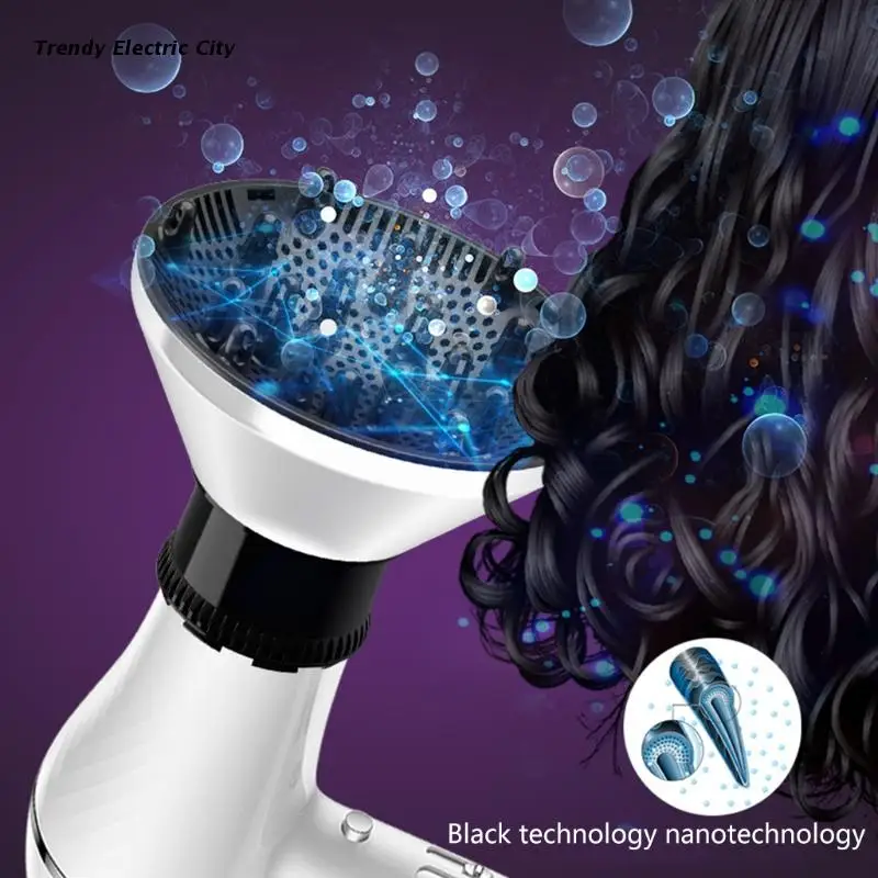 

Hair Diffuser For Curly & Natural Hair Professional Blow Dryer Diffuser for Smooth Frizz And Enhance Natural Curly Hair