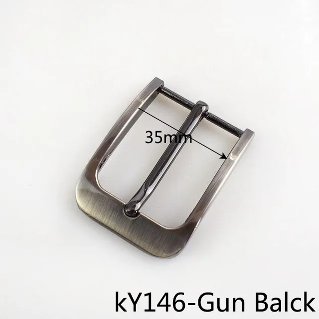 KY146-Gun Color Meetee 2/5 шт. металлический штырь пряжки ремня для мужские Для женщин 35/40 мм пояс головы DIY Изделия из кожи джинсы Декор аппаратных аксессуары для ванной комнаты - Цвет: KY146-Gun Color