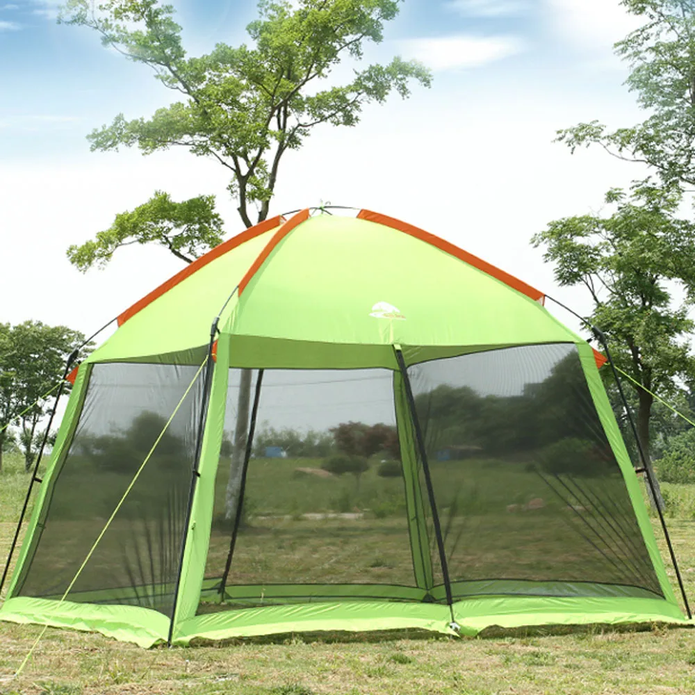 Однослойная палатка на 5-8 человек навес от солнца москитная сетка для вечерние