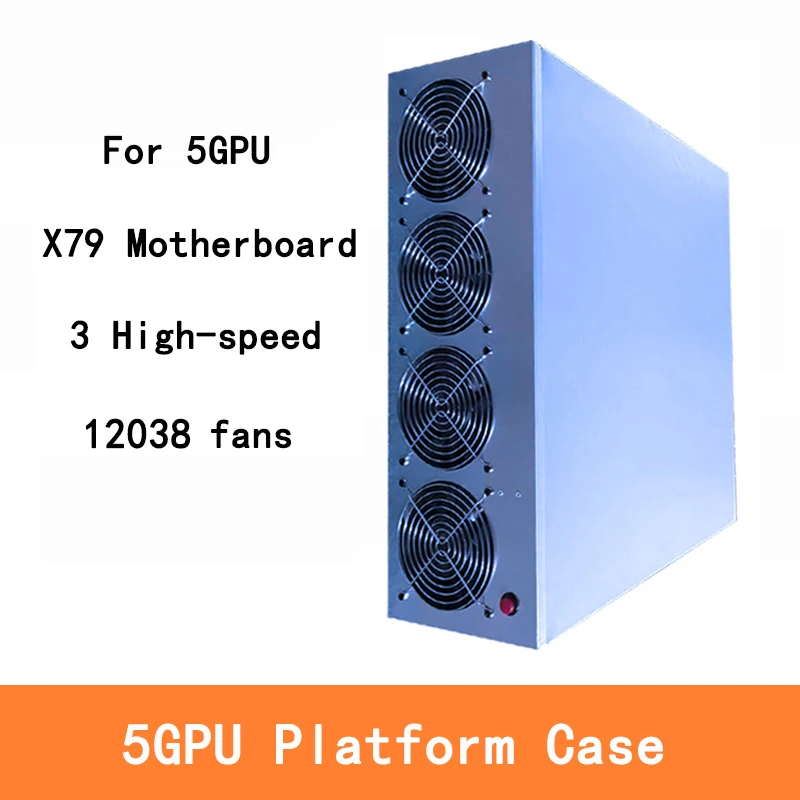 Для материнской платы X79 5 GPU 4 вентилятора чехол для сервера рамка добывающая установка платформа для домов X79 материнская плата BTC ETH