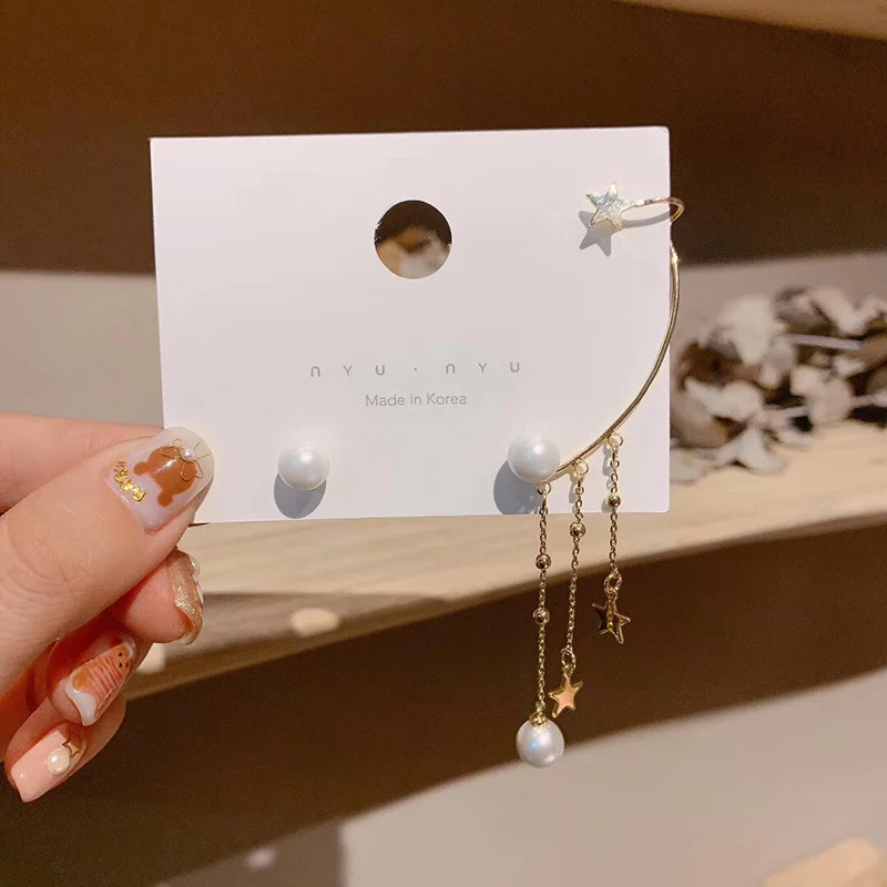 Серьги-клипсы в стиле панк для подростков и женщин винтажные металлические