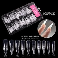 quick building nail mold tips nail dual form mold set finger extension nail art nail extension tool manicure tool