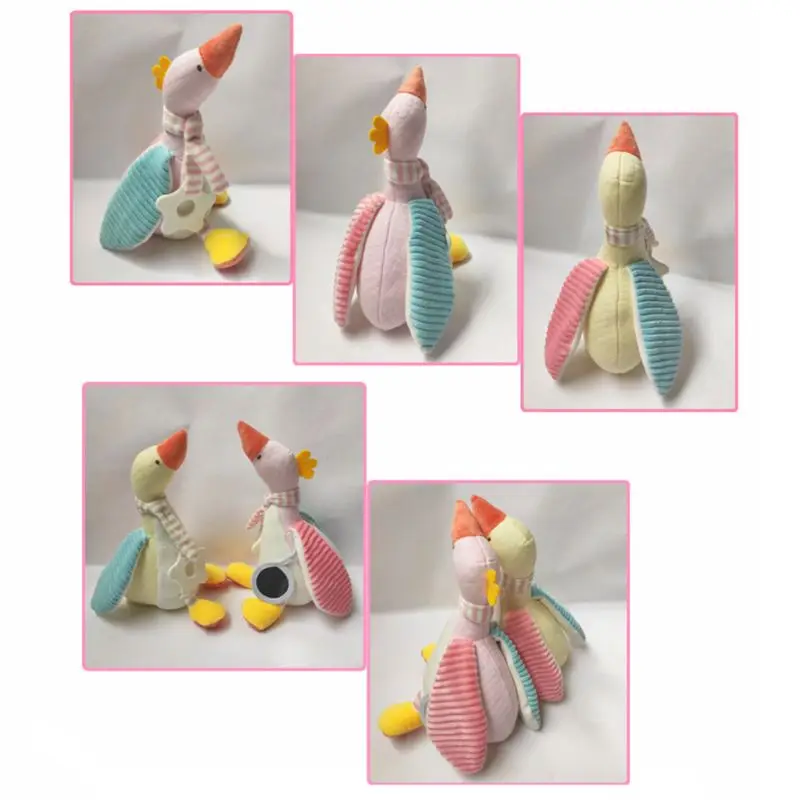 

Lovely Swan Animal Stuffed Toy Soft Pillow Baby Sleeping Doll Birthday Kid Gifts 63HE