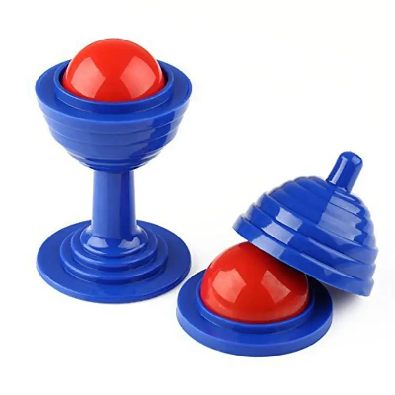 

1pcs Tricks Funny Small Ball and Vase Set Close Up Mentalism Magician Props Tricks Children Toy T4S8