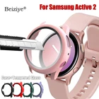 Защитный чехол для Samsung galaxy watch active 2, 40 мм, 44 мм, закаленное стекло