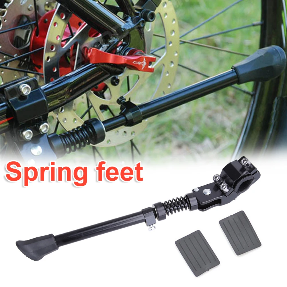 

New Adjustable Bicycle Kickstand Mountain Bike MTB Aluminum Side Rear Kick Stand Bicycle Accessories