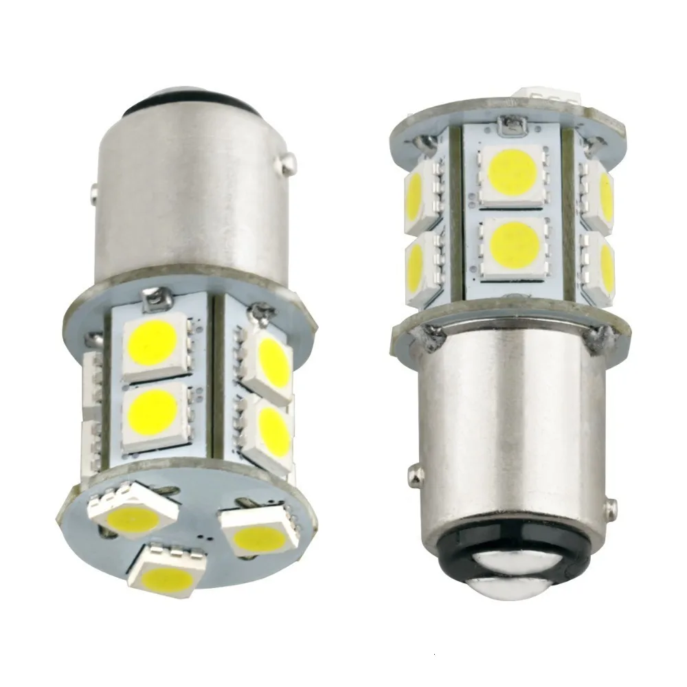 2 шт. 1156 BA15S 1157 BAY15D P21W 13 Led 5050 авто задние лампы заднего хода DC 12V Автомобильные светодиодные поворотные стояночные сигнальные огни тормозные задние лампы