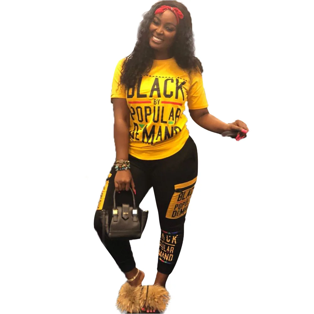 Осень-зима 2018 спортивный костюм с надписью Женский комплект модный сексуальный