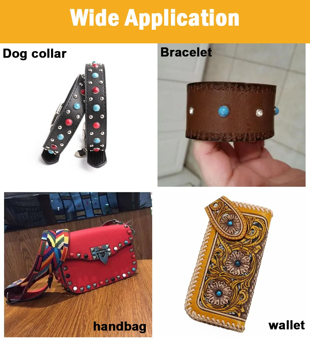 100 наборов/пакет диаметр 8 мм Красочные акриловые бирюзовые и латунные заклепки