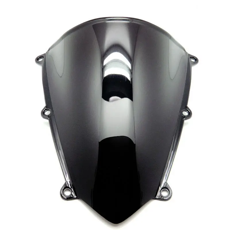 Motorcycle Black Double Bubble Windscreen Windshield Screen ABS Shield Fit For Honda CBR600RR 2007-2012 F5