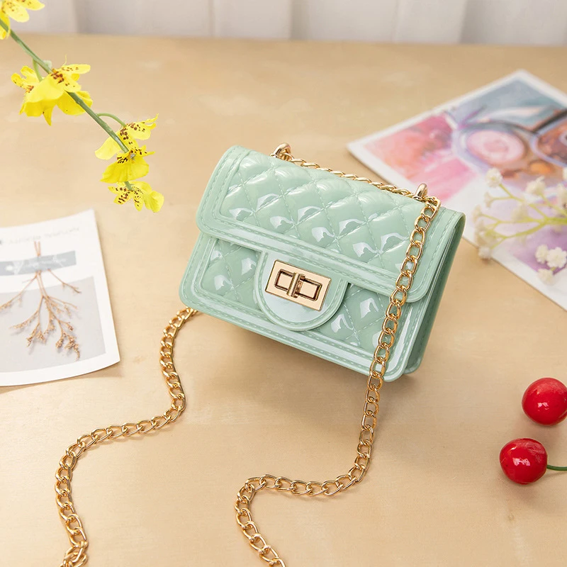 2021 Single Shoulder Bag Lock Handbag Kids Mini Pearl Chain Bags Ladies Purses And Handbags For Women Crossbody Bag Little Girl