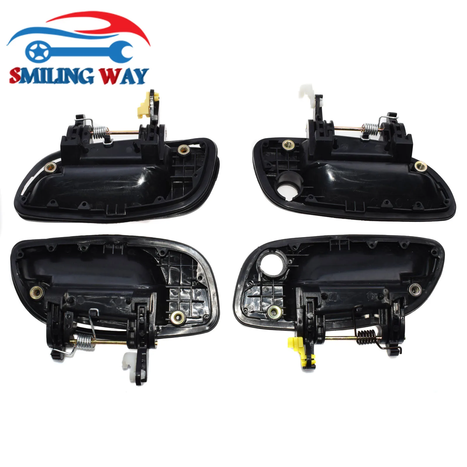 Smiling Way # внешний комплект дверных ручек для Hyundai Elantra 2001 2002 2003 2004 2005 2006 2.0L передний