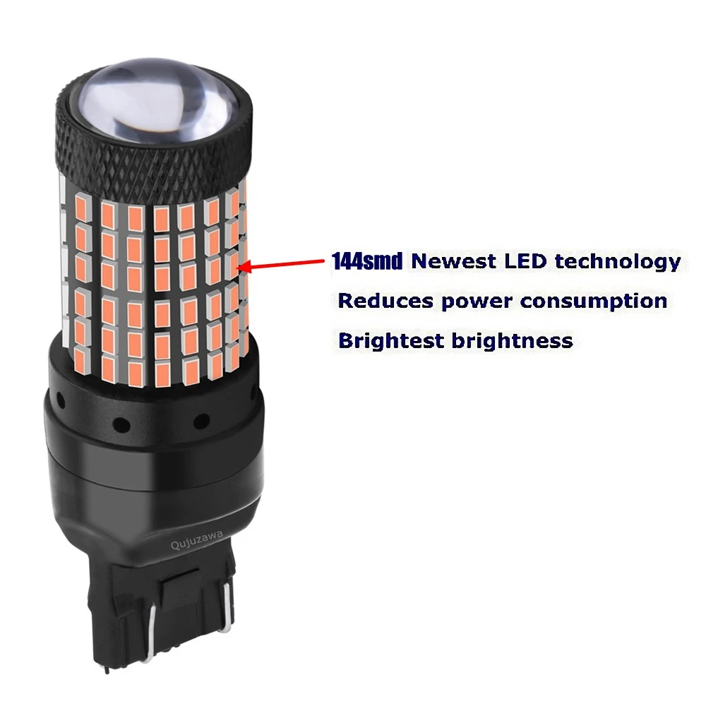 1156 BA15S P21W 1157 BAY15D P21/5W T25 3157 3156 T20 7443 W21/5W 7440 W21W BAU15S 144 Led Bulb Car Brake Light Auto Lamp 12V 24V on - 1156 BA15S P21W 1157 BAY15D P21/5W T25 3157 3156 T20 7443 W21/5W 7440 W21W BAU15S 144 светодиодная лампа автомобильного с