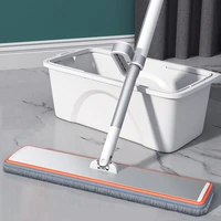 joybos floor mop microfiber squeeze mop wet mop with bucket cloth squeeze cleaning bathroom mop for floor home kitchen cleaner