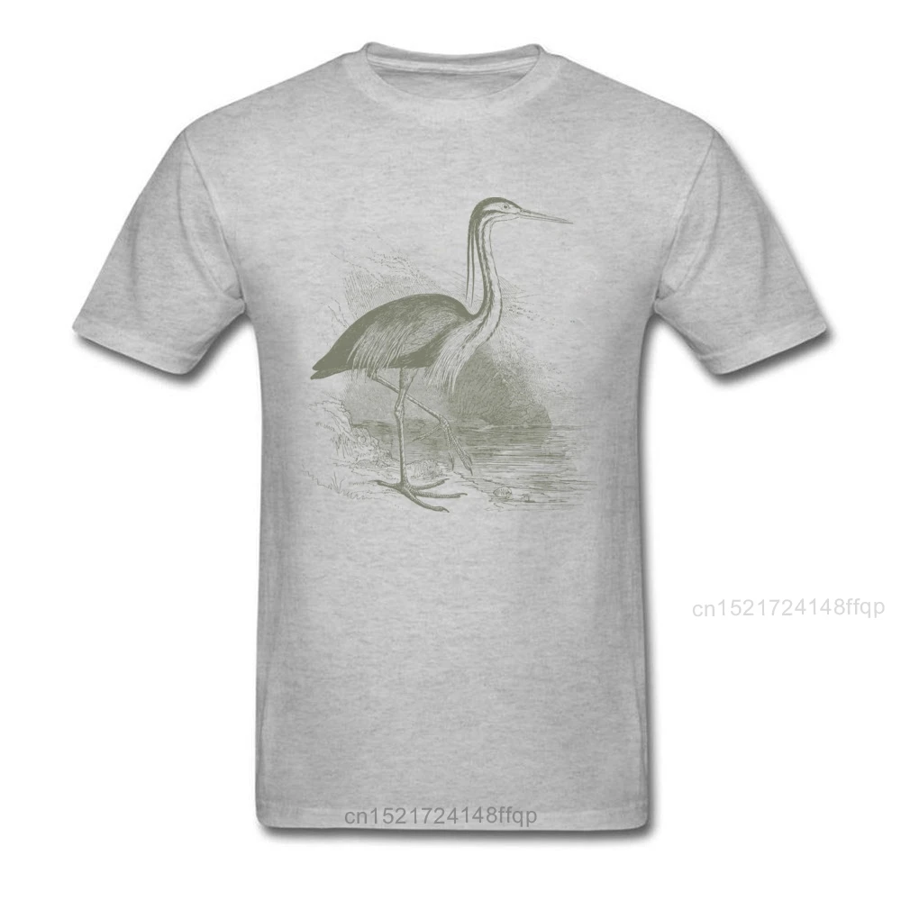 О истории 2018 Мужская черная футболка с рисунком журавлей винтажный арт дизайн