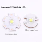 Светодиодный сменный светильник luminus SST40.2, 5050, 15 Вт, светодиодный излучатель холодного белого света, 7000 к, 16 мм, 20 мм, медная основа для печатной платы