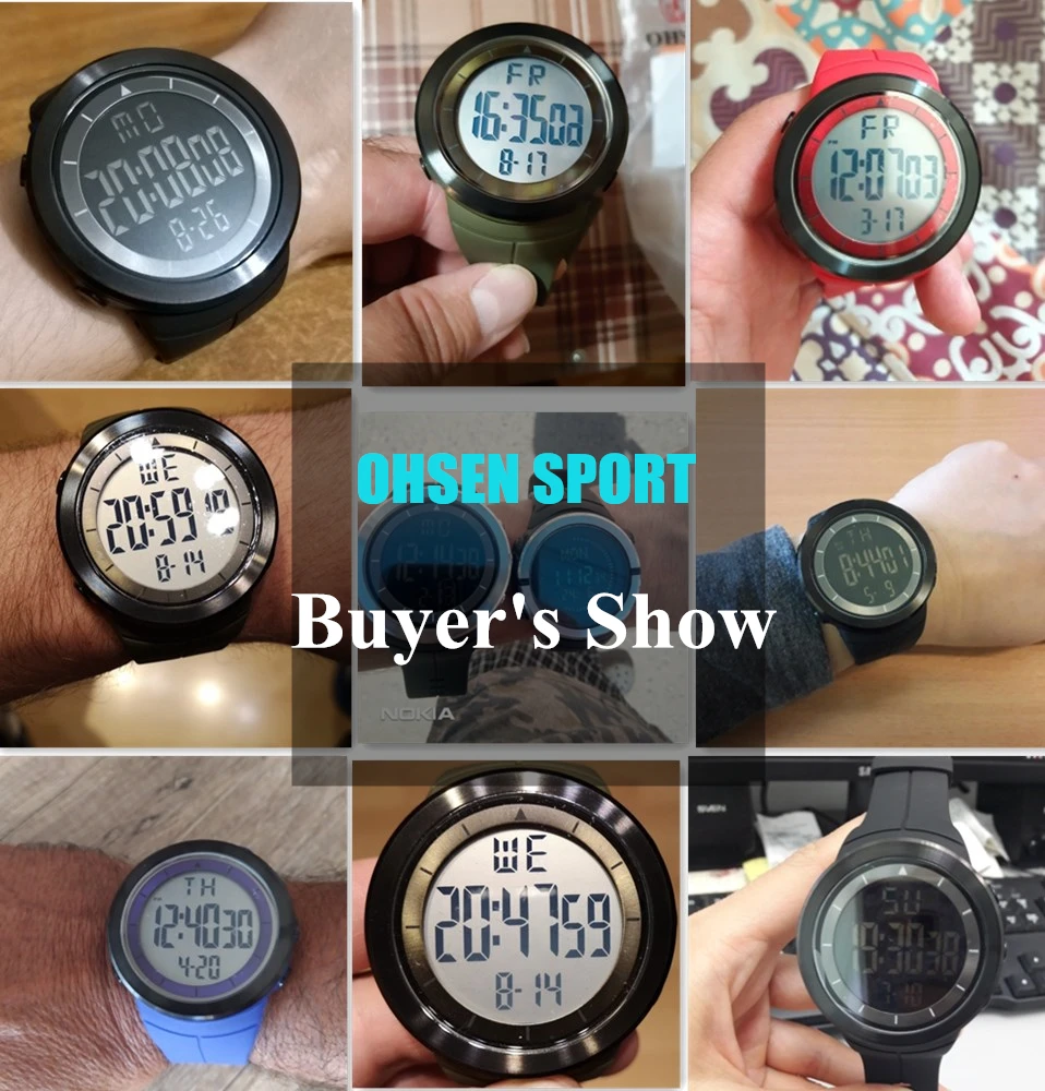 Цифровые мужские военные спортивные часы reloj hombre Красный 50 м дайвер силиконовый браслет мужские наручные часы водонепроницаемые светодиодные Мужские часы Подарки
