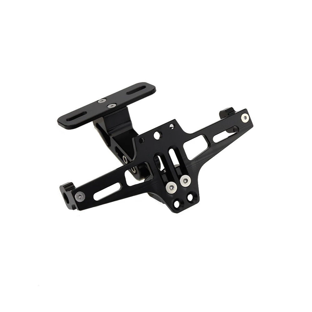 

Universal CNC Motorcycle Adjustable Angle Aluminum License Number Plate Frame Holder Bracket for Honda Yamaha ktm