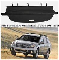high qualit car rear trunk cargo cover security shield screen shade fits for subaru outback 2015 2016 2017 2018 black beige