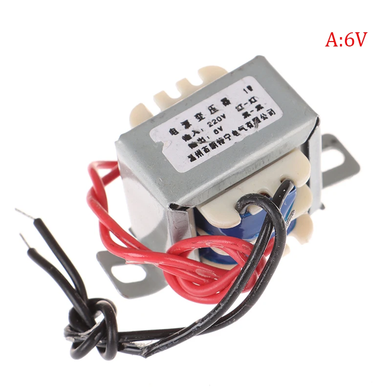 AC 6V 9V 12V 15V 24V Выходное напряжение 1W EI медный сердечник вход 220V 50 Гц ~ 60 одно/двойное