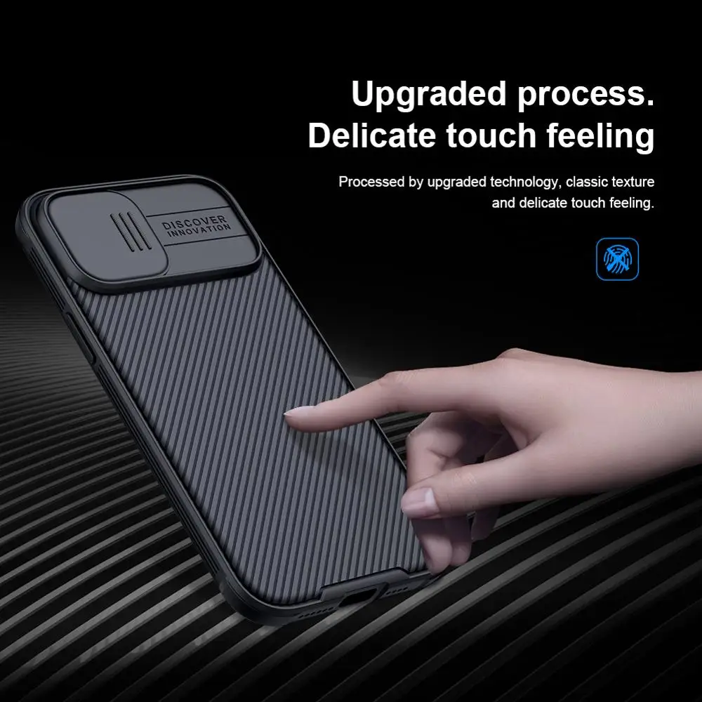 

For iPhone 12 mini Cover 12 Pro Max Case NILLKIN Slide Cover Camera Lens Protection Drop resistant Case For iPhone 12 Pro Max