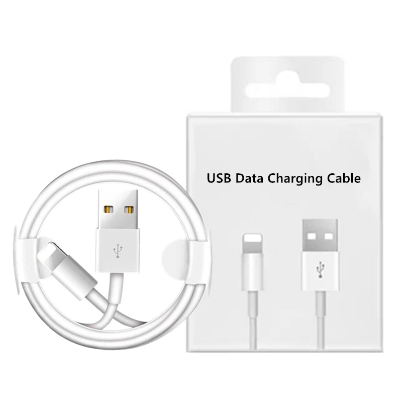 Оригинальный USB кабель для зарядки 1 м 2 iPhone 6 6S 7 8 Plus 5 5S 5C SE X XR XS 11 Pro Max быстрое