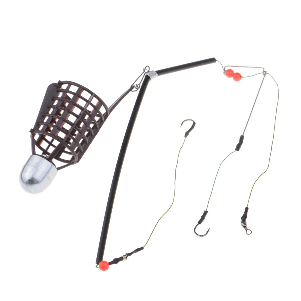 Кормушка для ловли карпа рыболовная корзина держатель приманки клетка с лесными