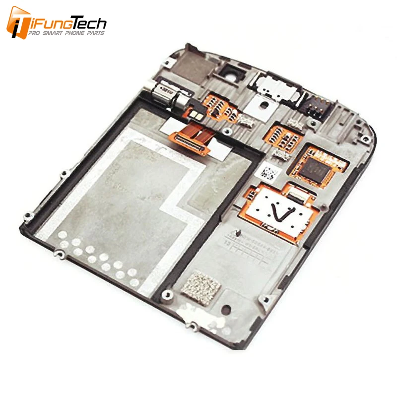 

Original LCD Display For Blackberry Q10 Touch Screen Digitizer Assembly Replacement Parts Black White With Frame 100% Tested