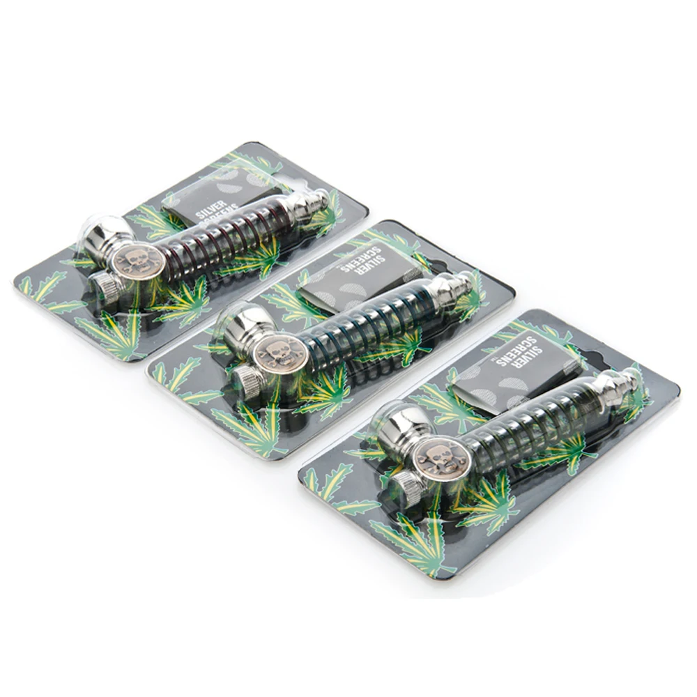 Модная дешевая Складная курительная трубка с легкой металлической алюминиевой