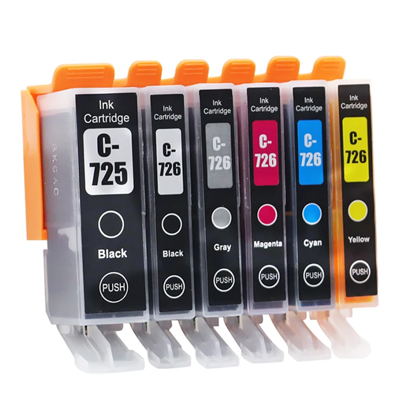 PGI725 CLI726 картриджи с чернилами для canon PGI 725 CLI 726 IP4870 IP4970 IX6560 MG5170 MG5270 MG5370 MG6170 MG6270