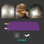 1 шт., антибликовая прозрачная пленка для автомобильного зеркала заднего вида