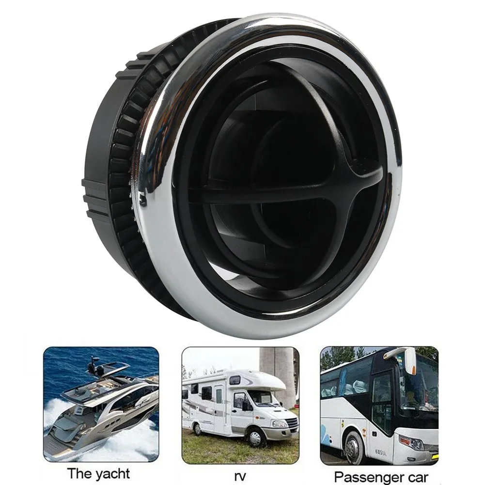 

Durable Heavy Truck Automobile Boat Air Outlet Rotating Vent A/C Accessories Air Conditioner Round
