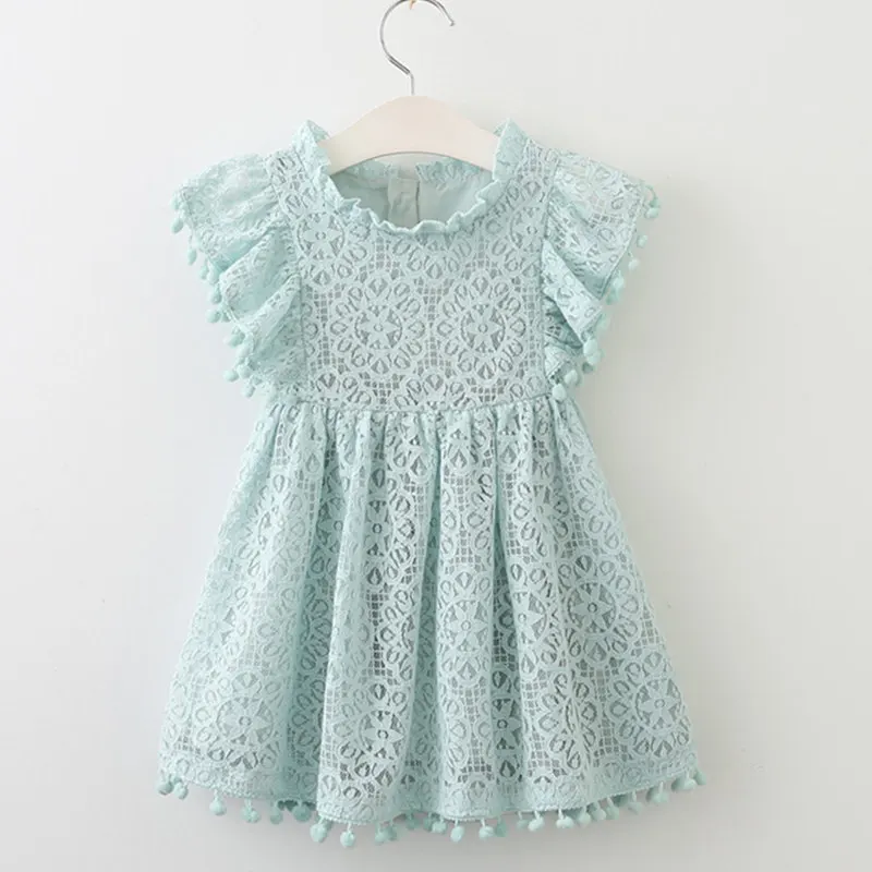 Girls Dress 2018 New Summer Brand Clothes Lace And Ball Design Baby Party For 3-7 Years | Детская одежда и обувь