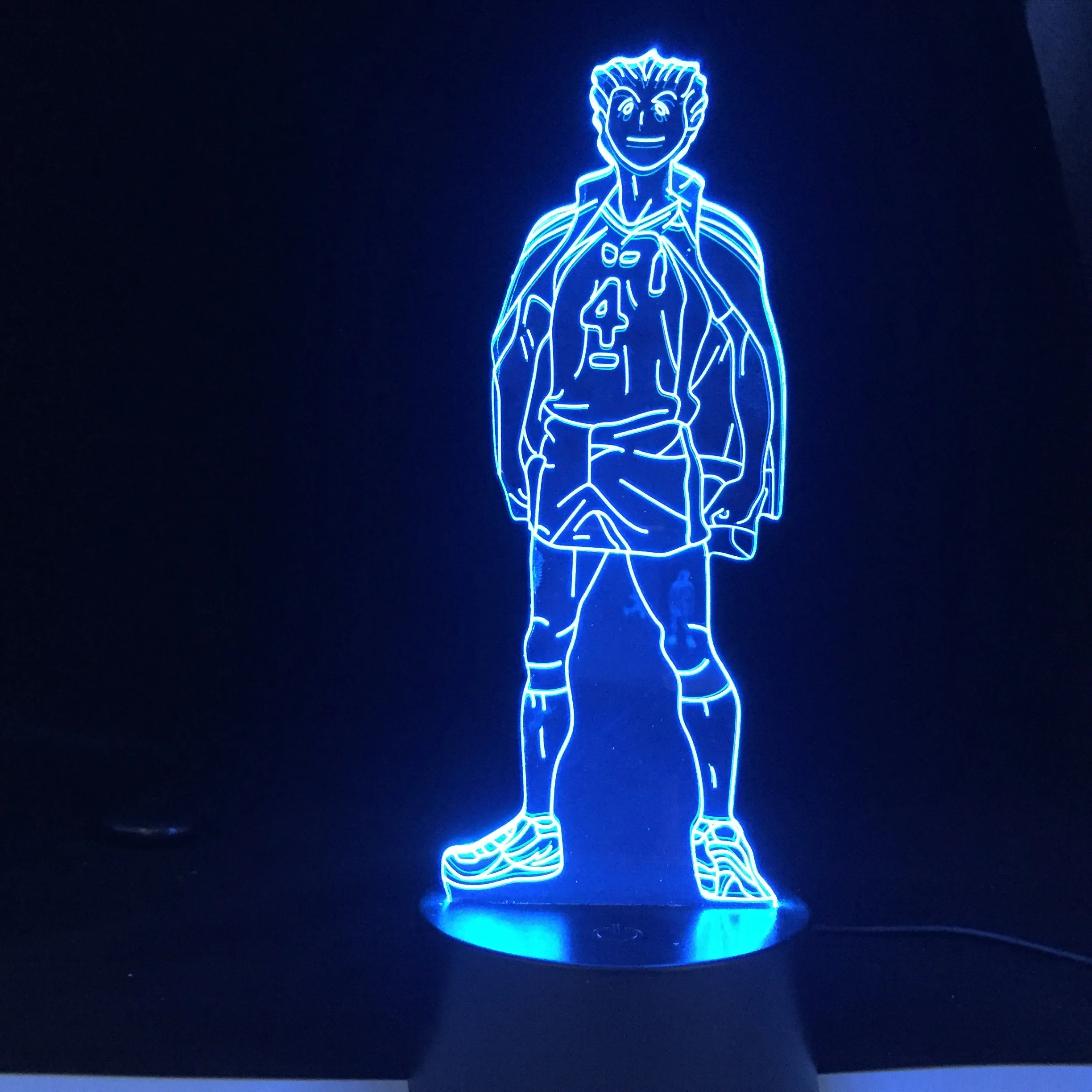 

3d Lamp Japanese Anime Akaashi Keiji Unique Anime Light Ling Stalking Personalized Optical Night lamp Christmas Best Gift
