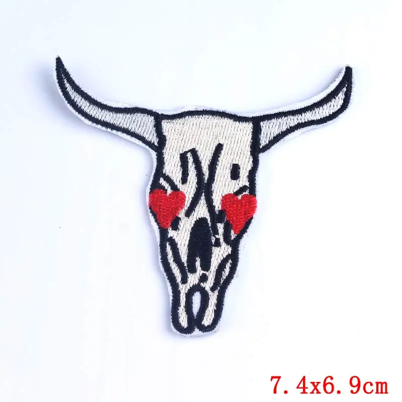 Нашивка Pulaqi в виде Головы Быка наклейки с рисунком тореадора термонаклейки для