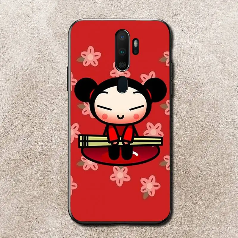 TOPLBPCS pucca China doll чехол для телефона Vivo Y91C Y11 17 19 67 81 Oppo A9 2020 Realme c3 | Мобильные телефоны