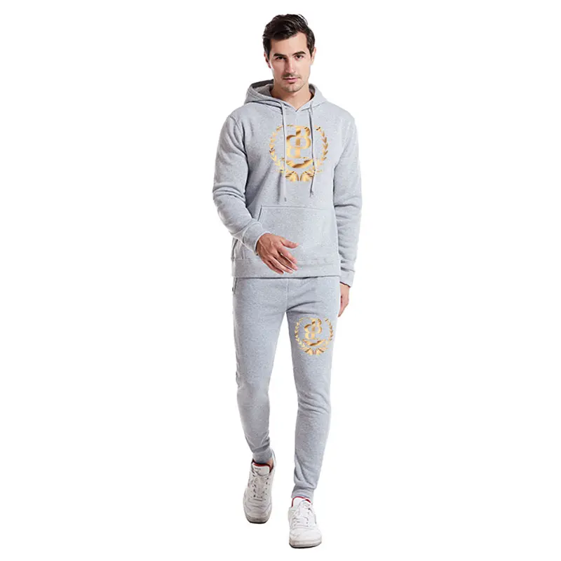 

Couples HoodieSuit Autumn And Winter 2021 New Men Fashion Tide Two-Piece Street Jogging LooseComfort Sweatshirts Sweatpants