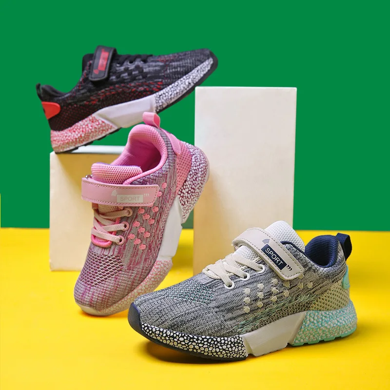 

2022 Kid Running Sneakers Summer Children Sport Shoes Tenis Infantil Boy Basket Footwear Lightweight boy Girl Chaussure Enfant