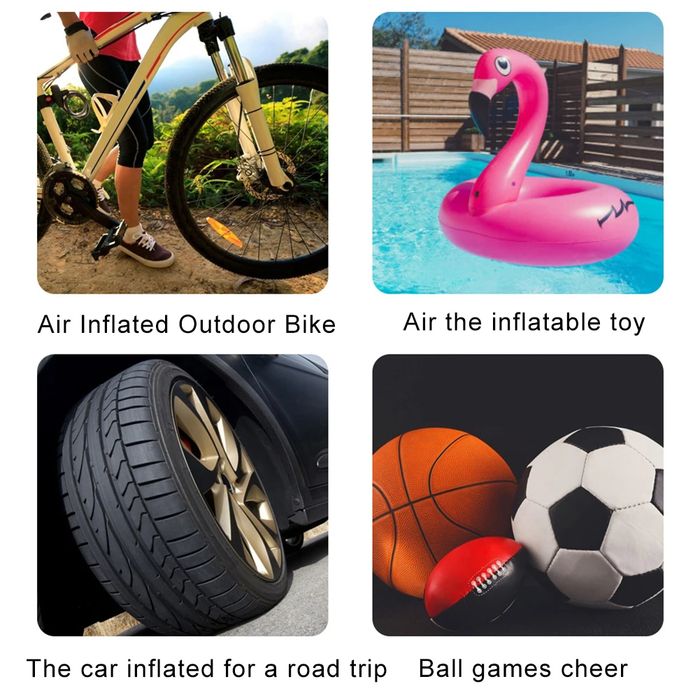 

Smart Mini Car Air Pump 8000mAh Wireless Tire Air Pump Handheld Air Pump HD LED Digital Color Screen with Emergency LED Light