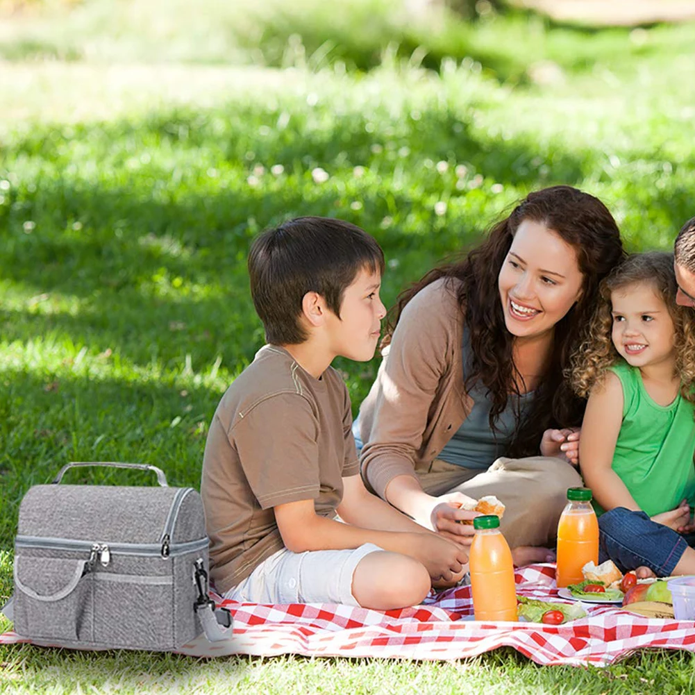 

Portable Lunch Cooler Bag Folding Insulation Picnic Ice Pack Food Thermal Bag Drink Carrier Insulated Bags Food Delivery Bag