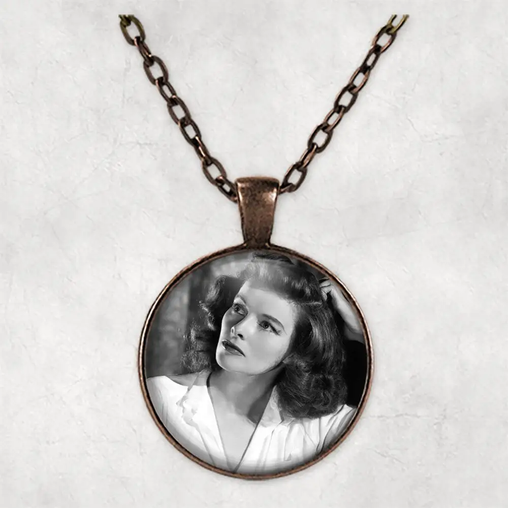Katharine Хепберн персонализированные фото ожерелье ювелирные изделия с картинами s