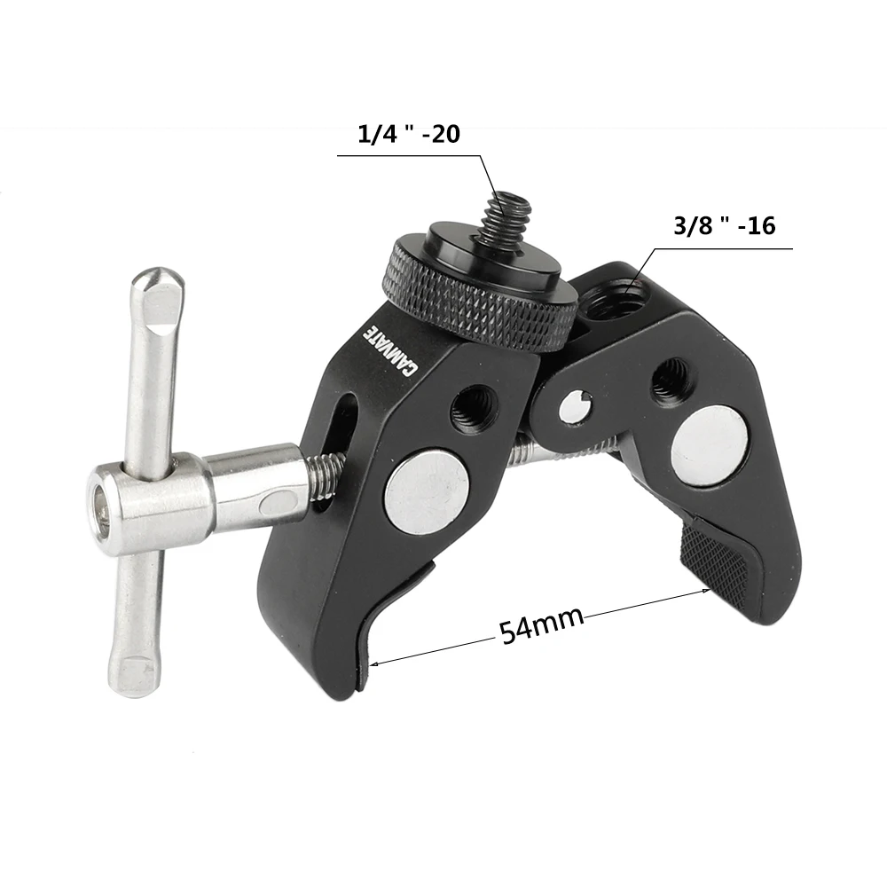 CAMVATE Супер Краб зажим щипцы с 1/4 &quot 20 до 1/4&quot преобразования винт для