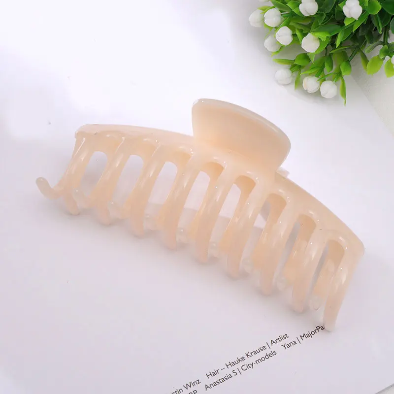 

1PC Barrettes Hair Clips Hair Claw For Women Acrylic Hairpins Hair Crab Claws Girls Make UP Washing Tool Accessories Decoration