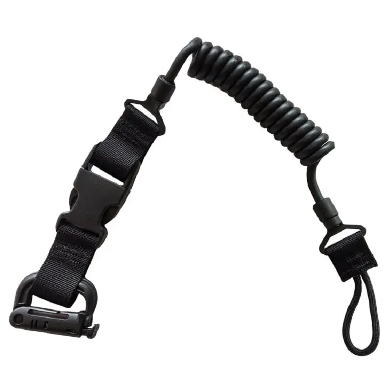 

Outdoor Sports Multifunctional Safety Rope Anti Loss Elastic Key Chain Lanyard TC0128