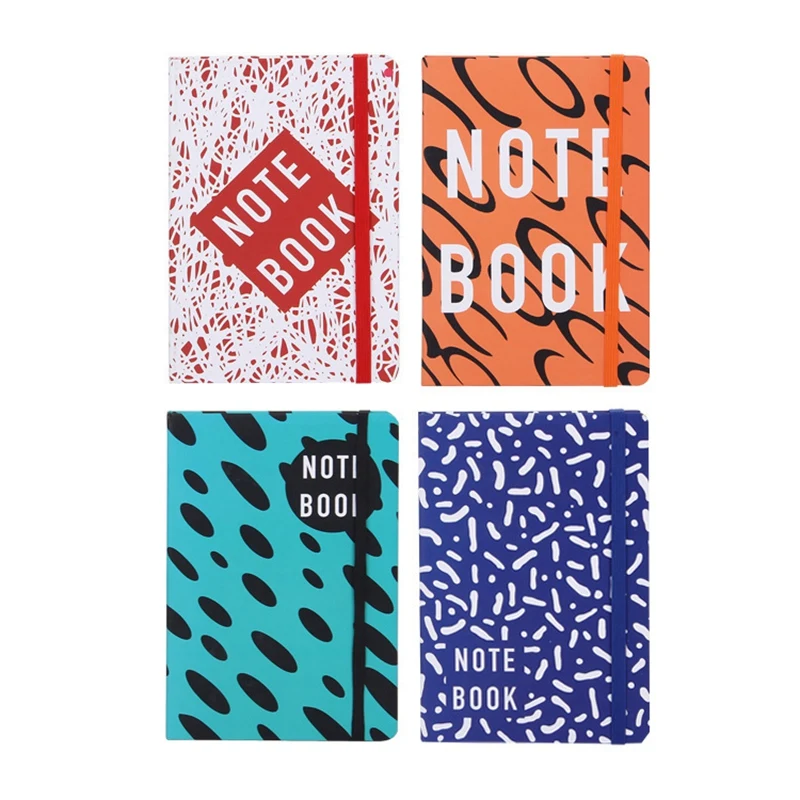 

4 PCS Notebooks A6 Executive Notebooks 96 Sheets (192 Pages) Lined Paper Note Books for Work Office School Home