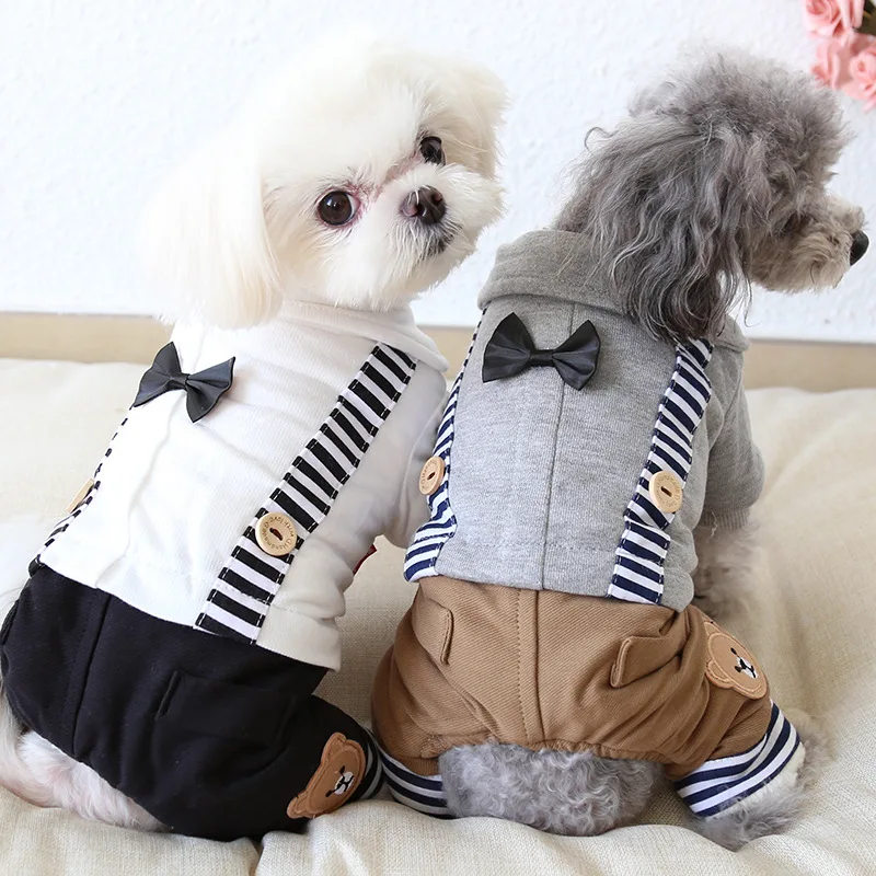 Милый комбинезон с изображением медведя и собаки зимняя теплая флисовая куртка