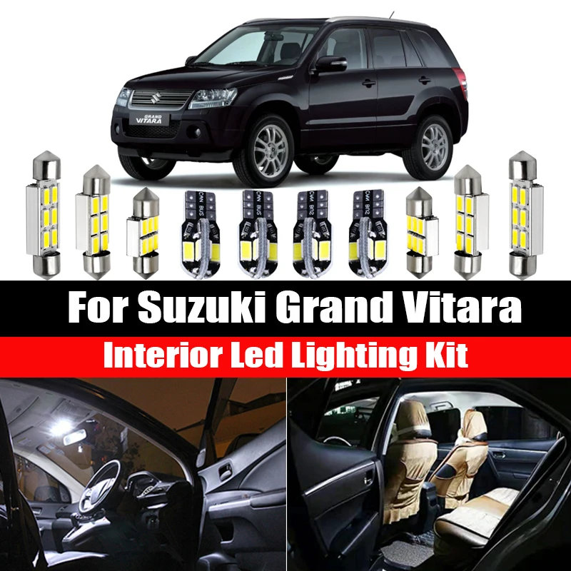 12x Canbus Error Free комнатного светодиодного светильник комплект пакет для Защитные