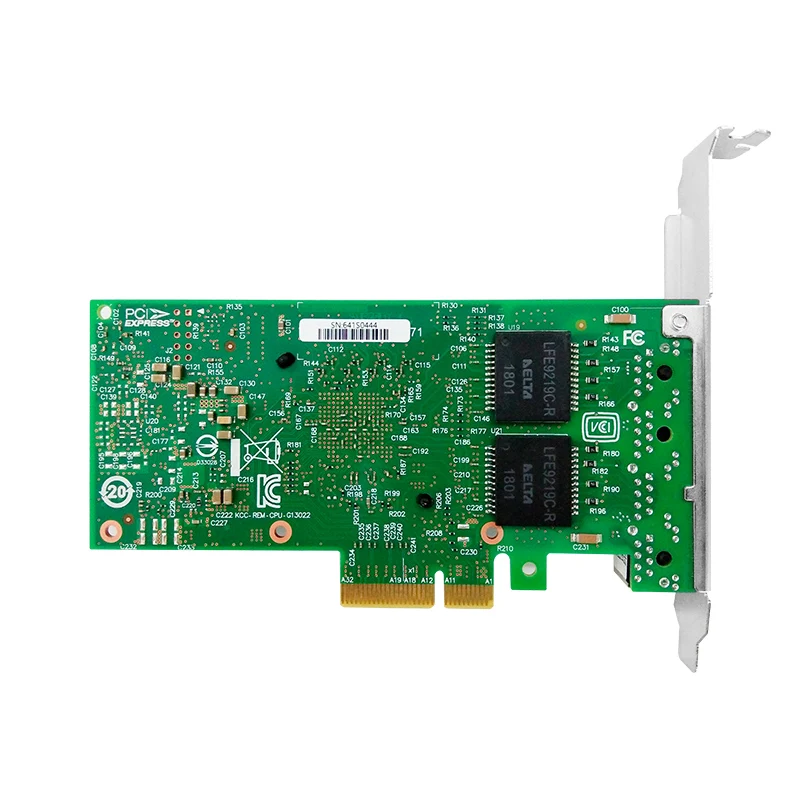 Горячая Распродажа Новый I350 T4 10/100 м/1000 м Quad Порты и разъёмы NIC Медь RJ45 * 4 с