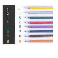 new 8pcslot color school supplies art pencils writing pen glitter marker pens drawing scrapbook album ools stationery gifts